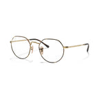 Armação graduada Ray-Ban RB6465 Havana sobre Dourado