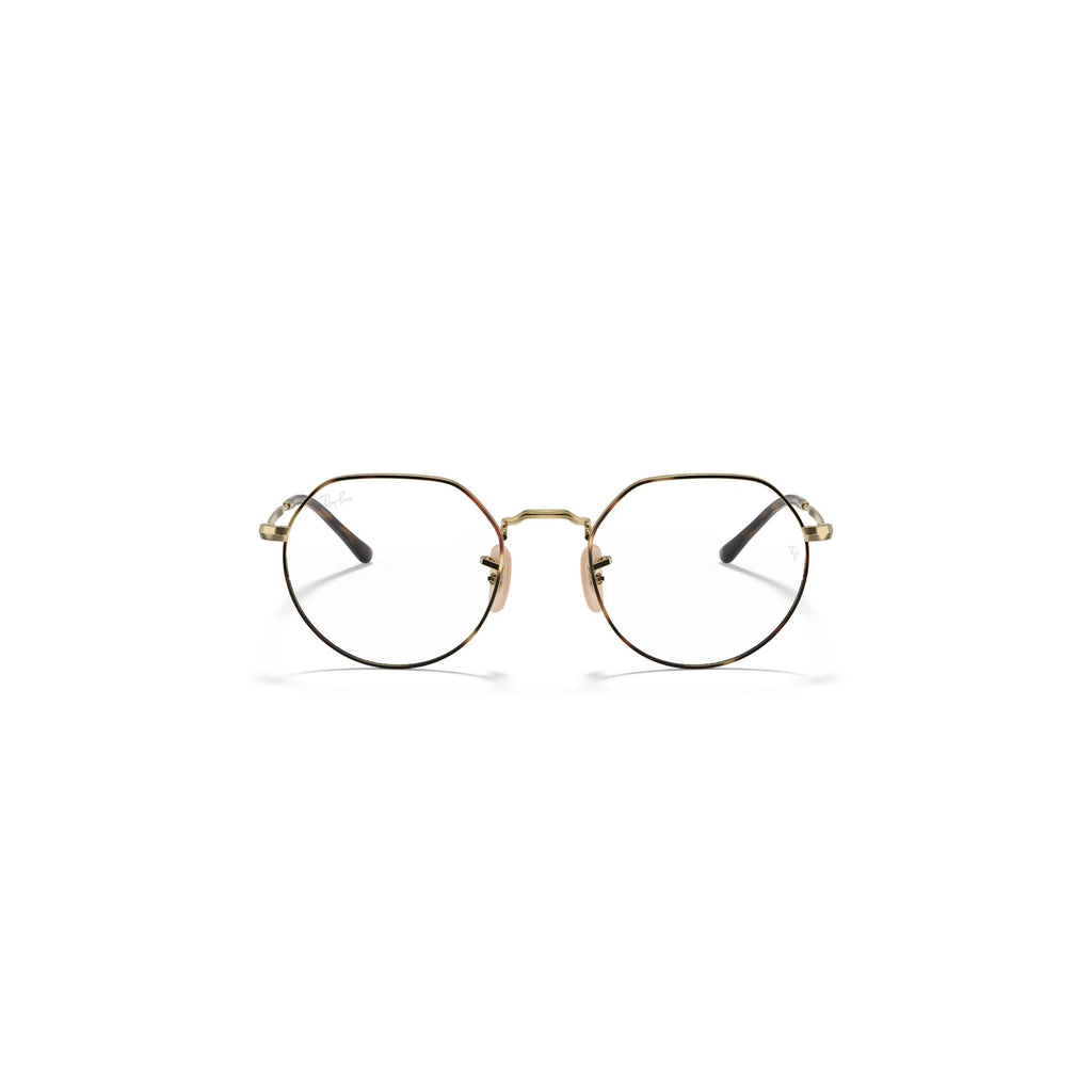 Armação graduada Ray-Ban RB6465 Havana sobre Dourado