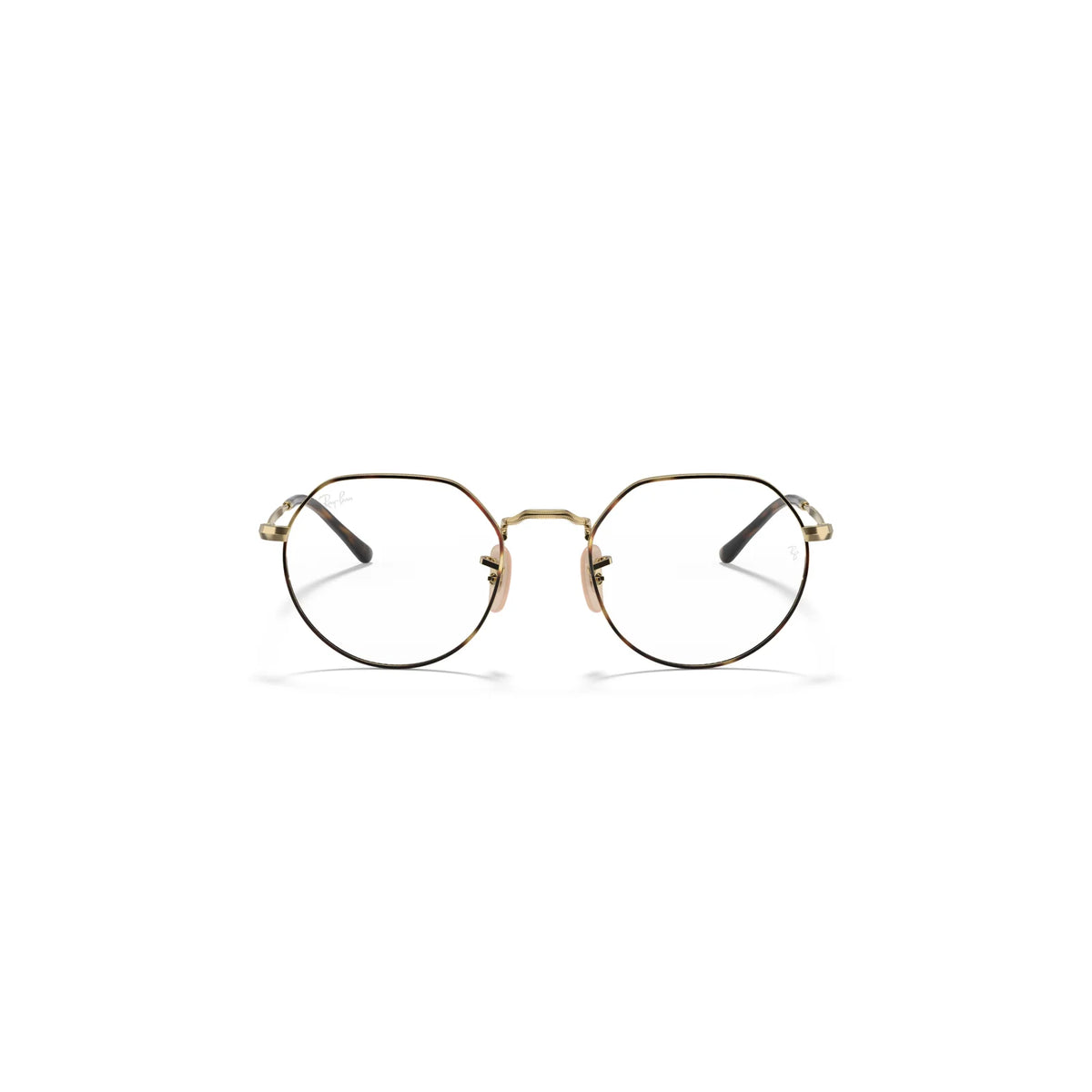 Armação graduada Ray-Ban RB6465 Havana sobre Dourado