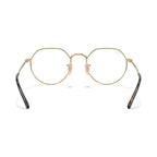 Armação graduada Ray-Ban RB6465 Havana sobre Dourado