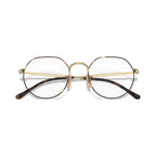 Armação graduada Ray-Ban RB6465 Havana sobre Dourado