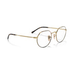 Armação graduada Ray-Ban RB6465 Havana sobre Dourado