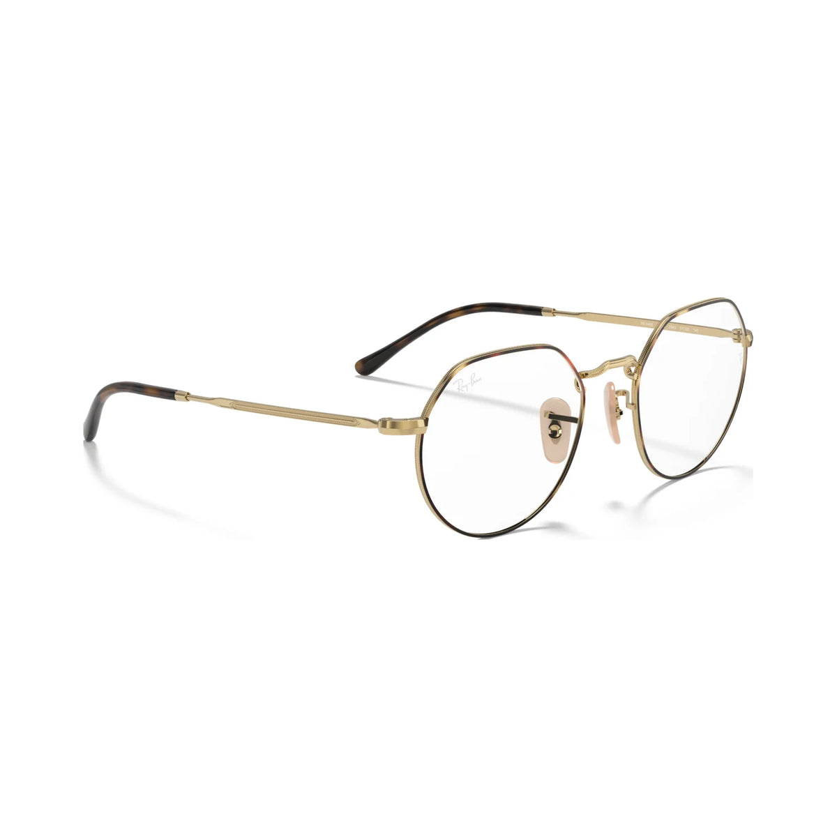 Armação graduada Ray-Ban RB6465 Havana sobre Dourado