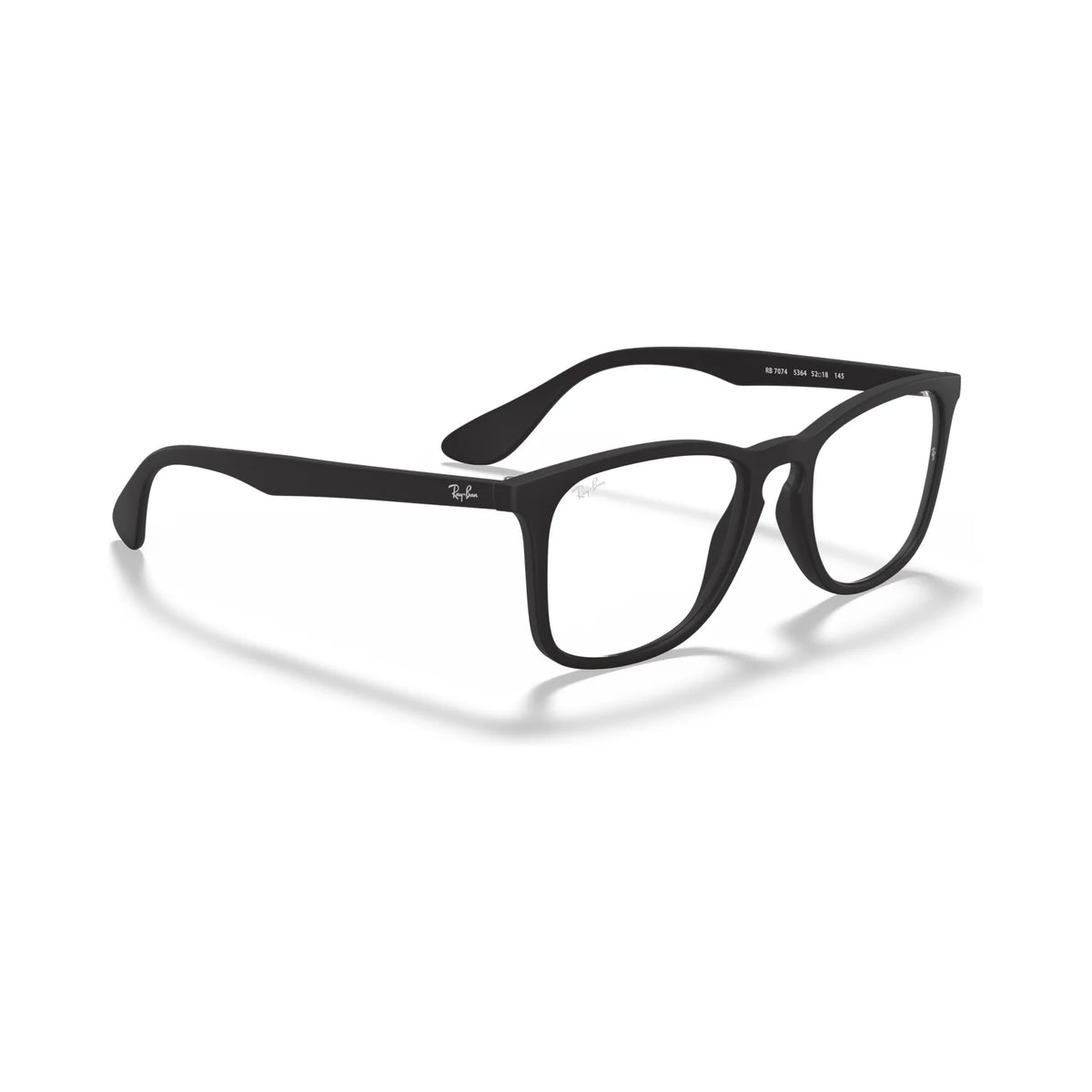Armação graduada Ray-Ban RB7074 Preto Borracha