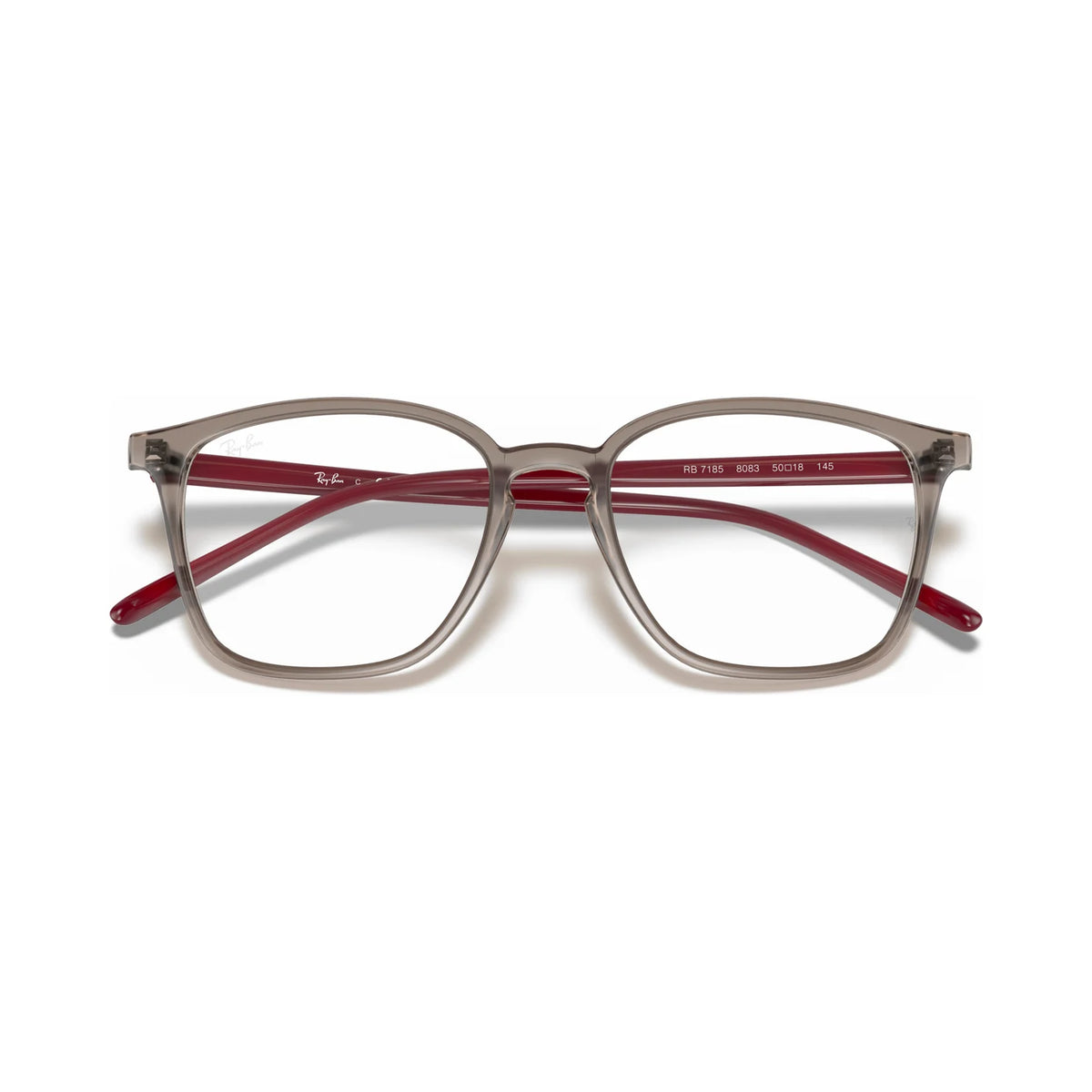 Armação graduada Ray-Ban RB7185 Cinzento Transparente