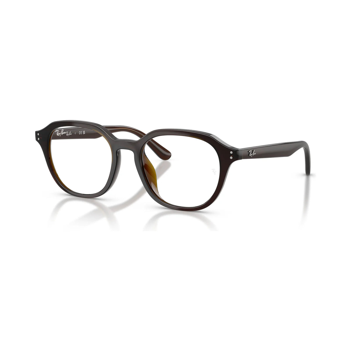 Armação graduada Ray-Ban RB7259D Castanho Transparente
