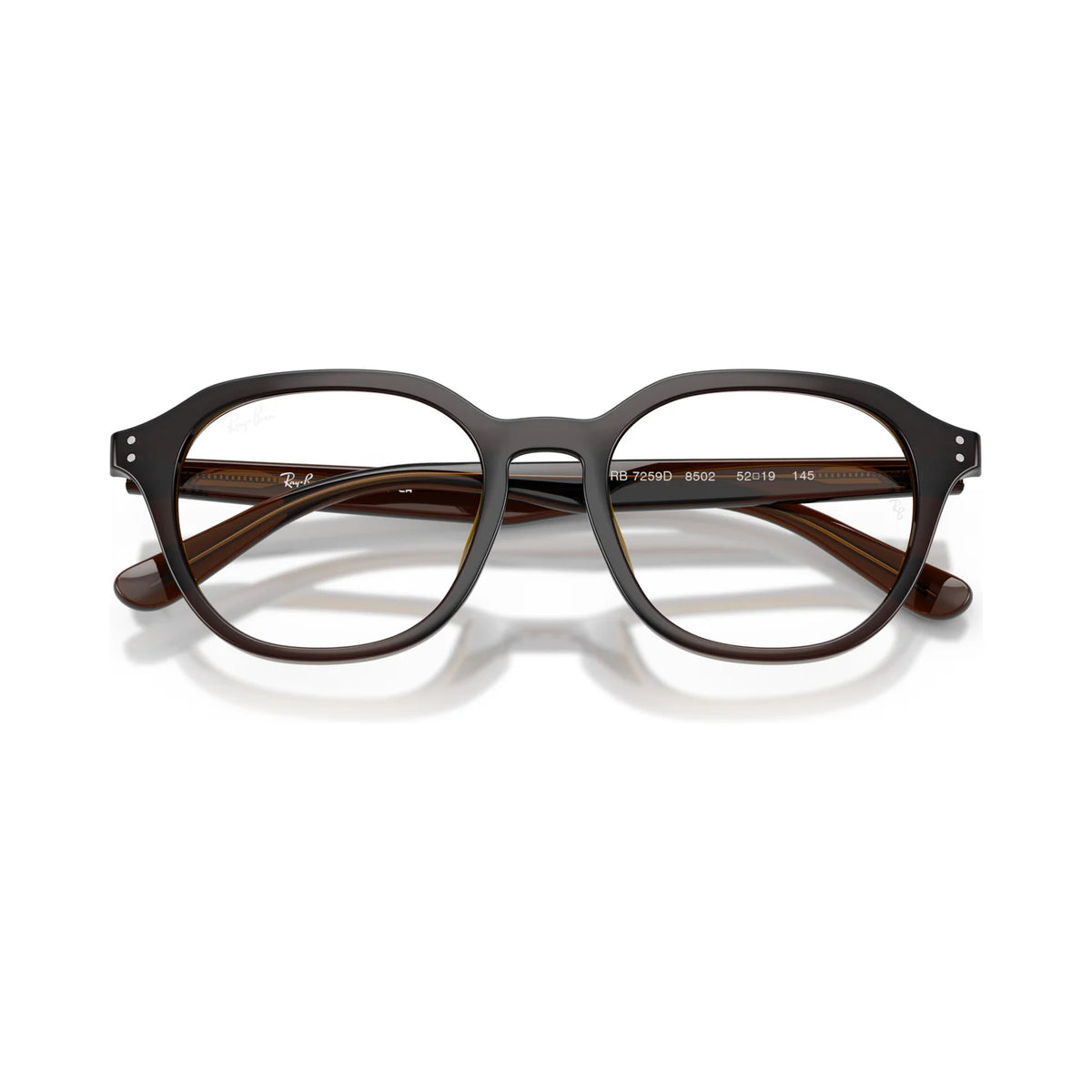 Armação graduada Ray-Ban RB7259D Castanho Transparente