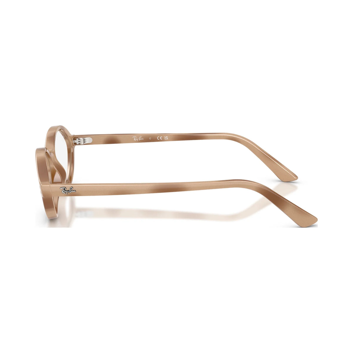 Armação graduada Ray-Ban RB7265 Creme Havana