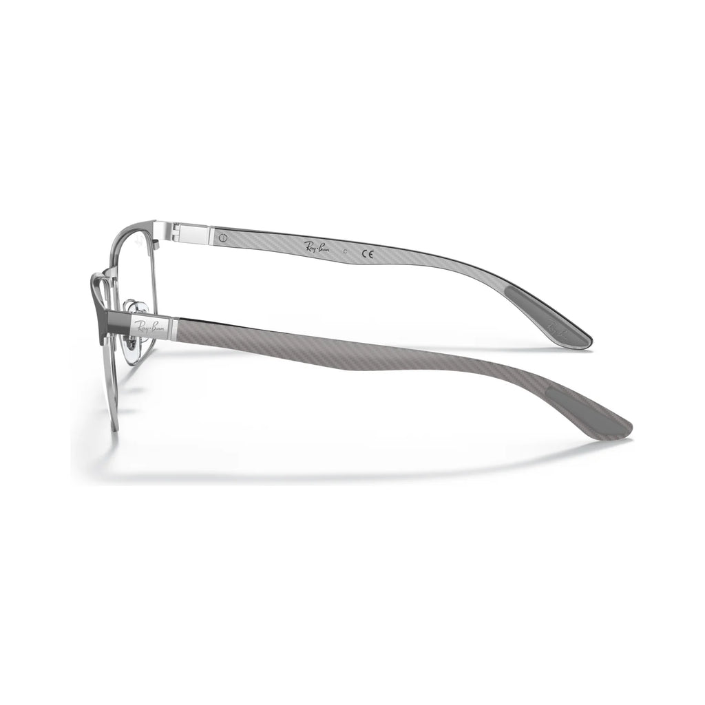 Armação graduada Ray-Ban RB8421 Cinzento sobre Prateado