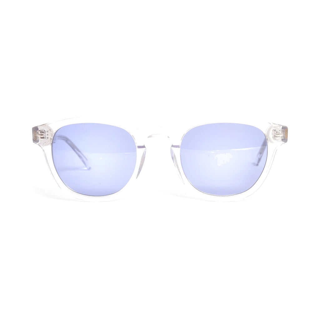 Óculos de sol Aguarela transparente, lente azul