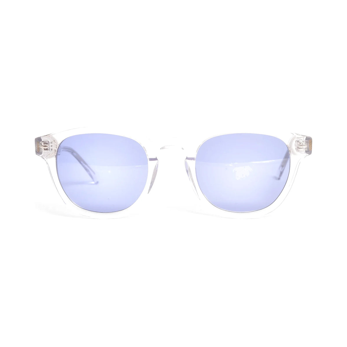 Óculos de sol Aguarela transparente, lente azul Imagem principal do produto
