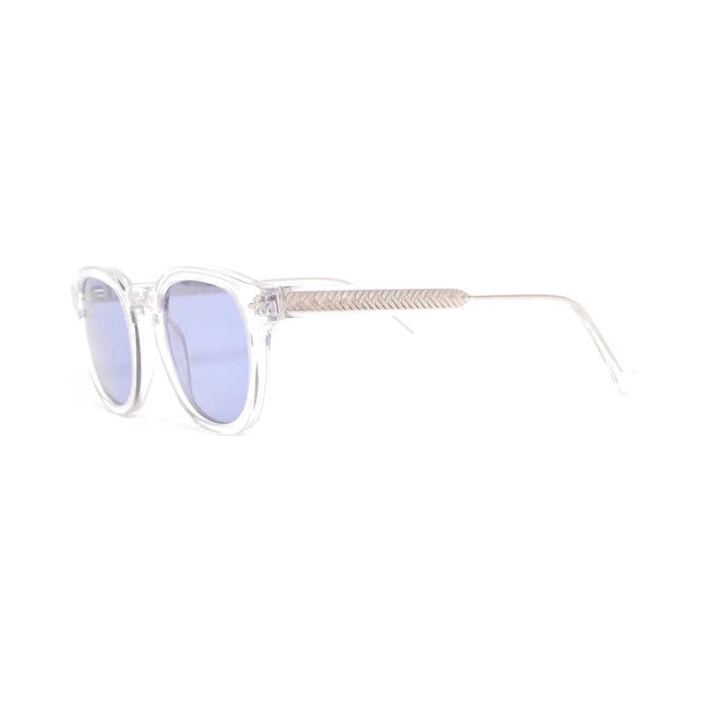 Óculos de sol Aguarela transparente, lente azul