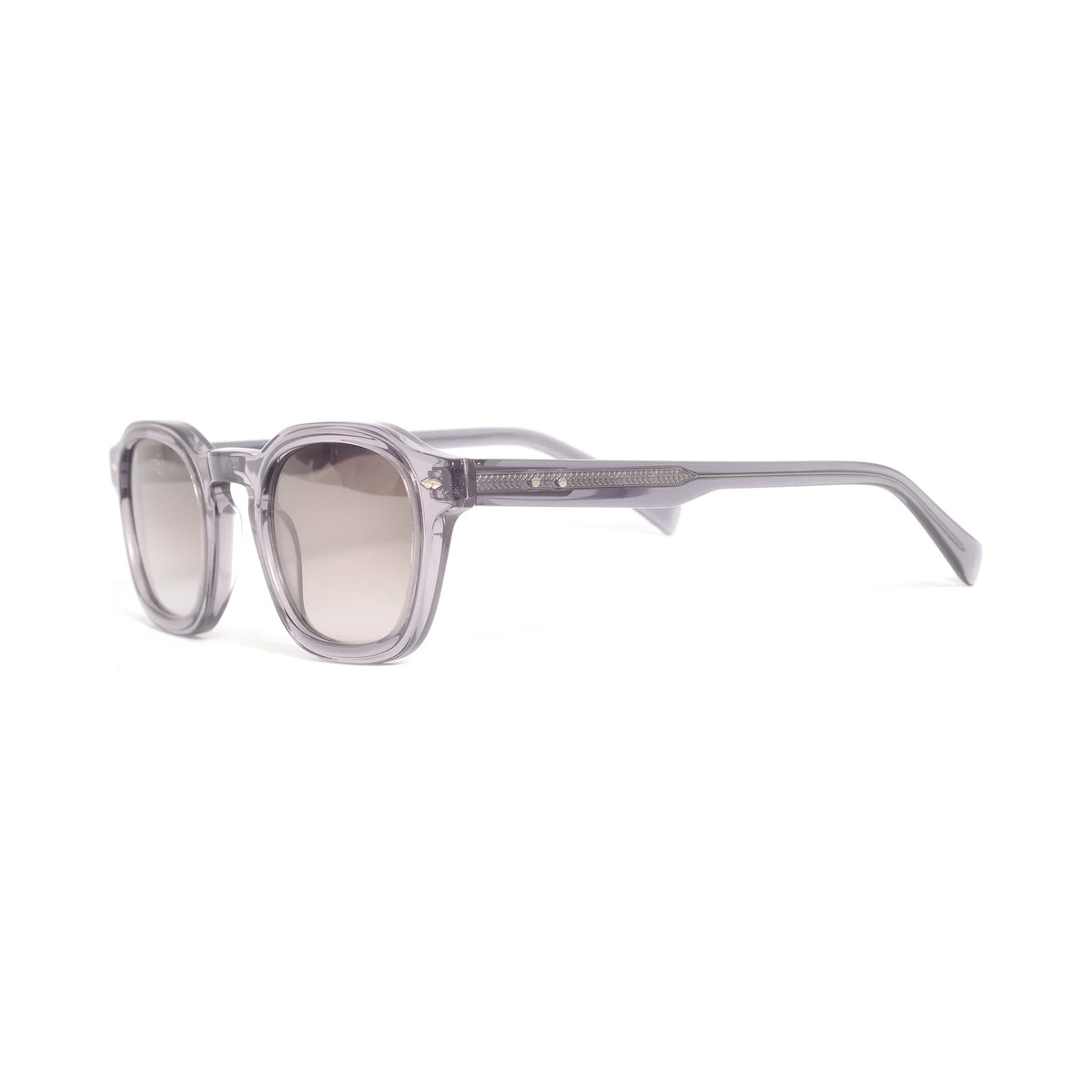 Óculos de sol Âmbar cinzento transparente, lente castanha